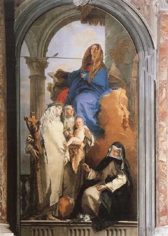 Giovanni Battista Tiepolo Pala delle Tre Sante Sweden oil painting art